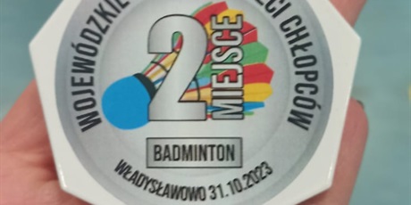 Powiększ grafikę: Medal Wojewódzkich Igzrysk Chłoców w Badmintonie
