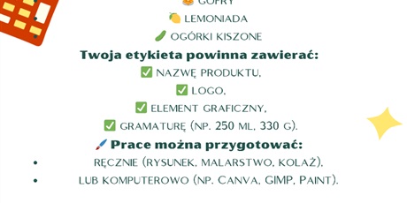 Powiększ grafikę: Po prawej u góry obrazek kucharza. Po lewej kalkulator. Na środku tekst regulaminu konkursu. Po lewej na dole logo mBanku.