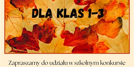 Jesienny konkurs plastyczny