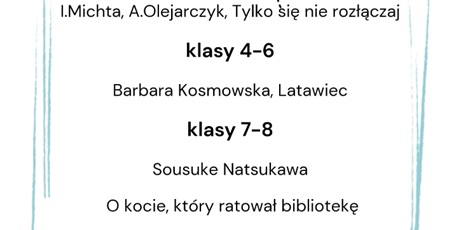 WMC - lektury na kwiecień!